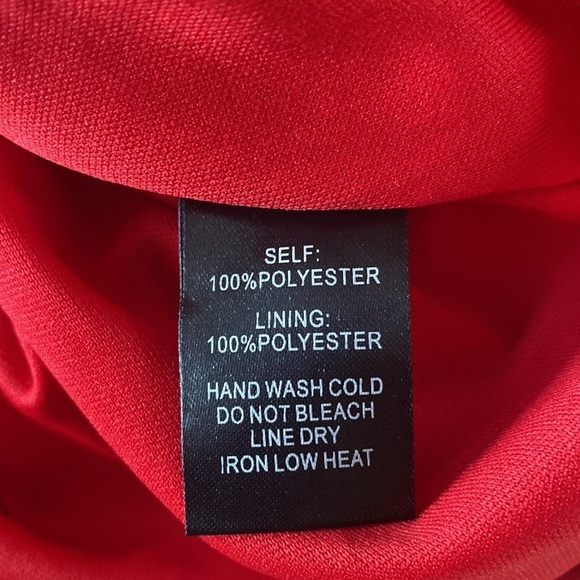 LULUS Frederica Red Square Neck Bodycon Dress Size Small - Picture 14 of 15